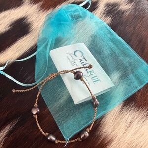 New authentic Tula large baroque Pearl bracelet